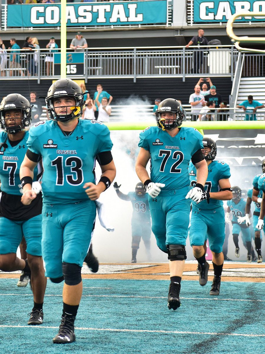 I am BLESSED to announce that I have received an offer from Coastal Carolina!