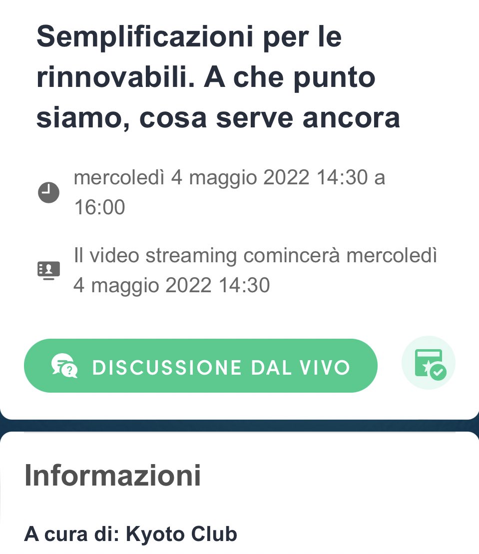 FranFerrante's tweet photo. Per #DGW la Digital Green Week di @KeyEnergyit mercoledì 4 h 1430 affronteremo con imprese e associazioni le “semplificazioni per le #rinnovabili”
@Kyoto_Club https://t.co/H5uji8TZSY
