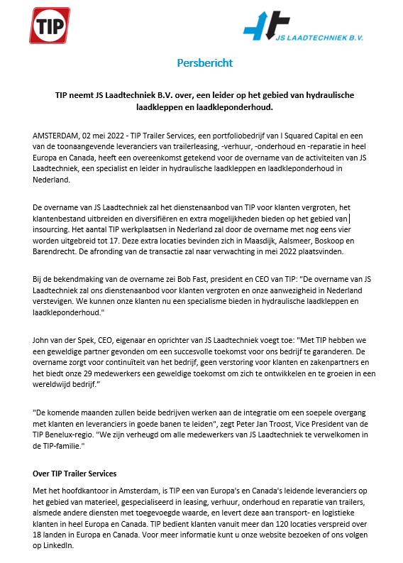 JS Laadtechniek tweet media