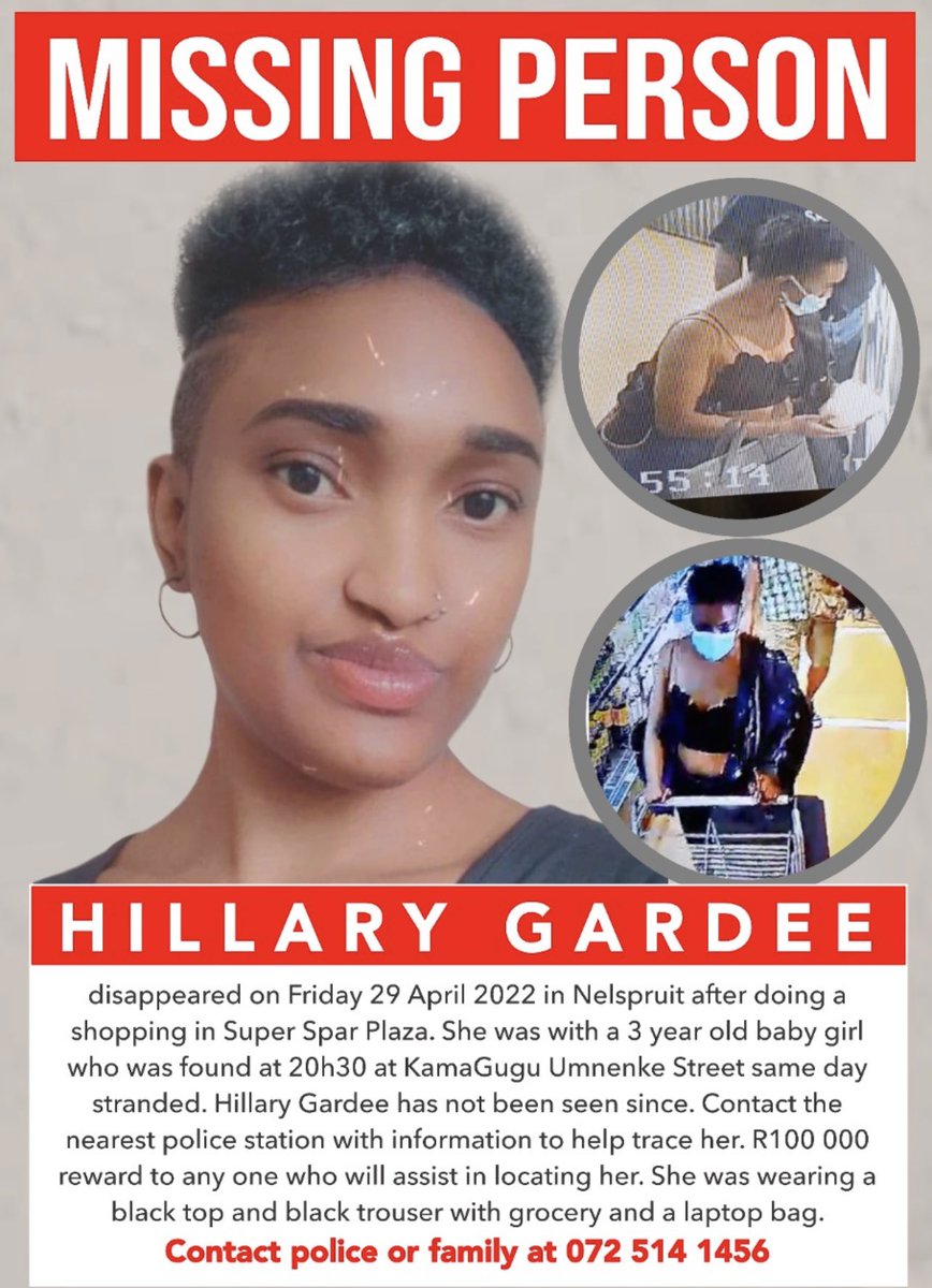 MolebatsiTurf's tweet photo. Let’s assist @GardeeGodrich to locate his daughter. We are praying for her safe return brother. https://t.co/ZjTLenK8T1