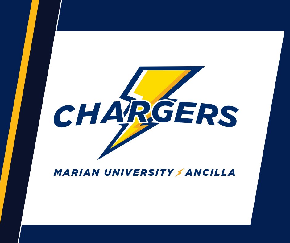 Marian University’s Ancilla College Chargers Athletics Logo