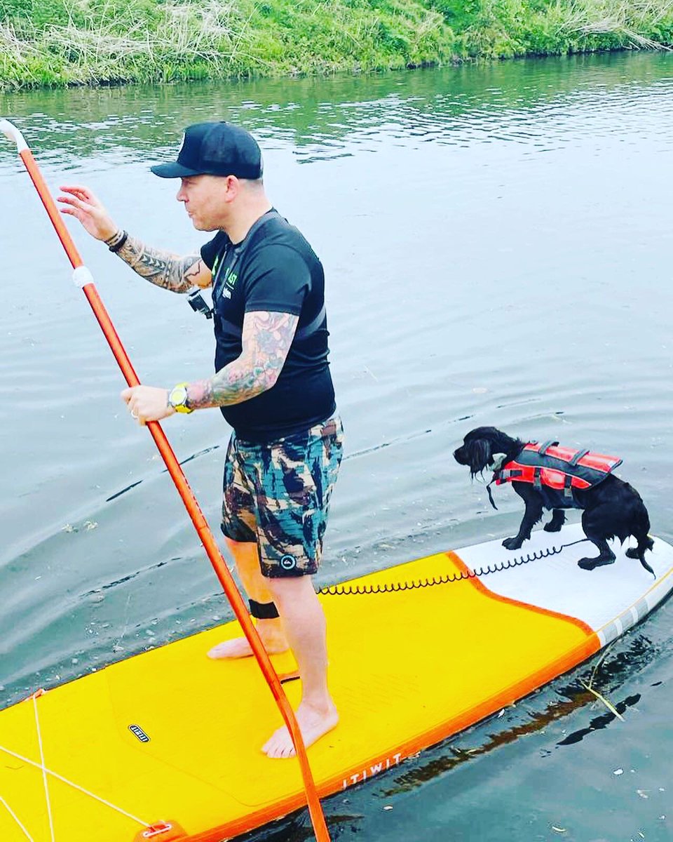 4K paddle boarding along the Hertford Canal and River Lee 🙌