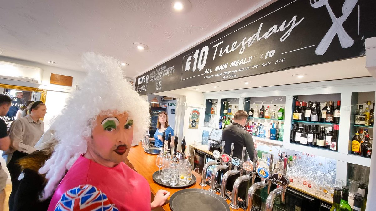 When Dame Trott isn't rehearsing for Panto she loves turning heads at the local pub! <a href="/BoarsSpoonerRow/">The Boars</a> 

Get your tickets now!

Attleboroughplayers.co.uk