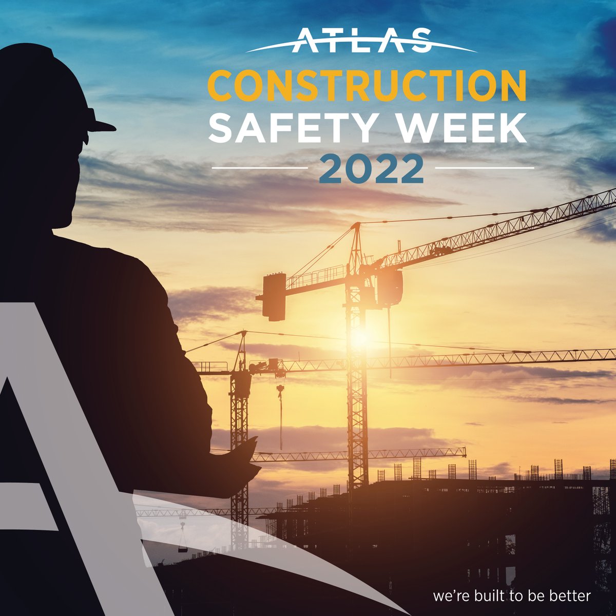 At Atlas, we make safety a priority every day. During Construction Safety Week we are reminded that the more connected and supported we feel at work, the safer our teams and workplaces will be.

#constructionsafetyweek #thinksafe #worksafe #livesafe #oneatlas