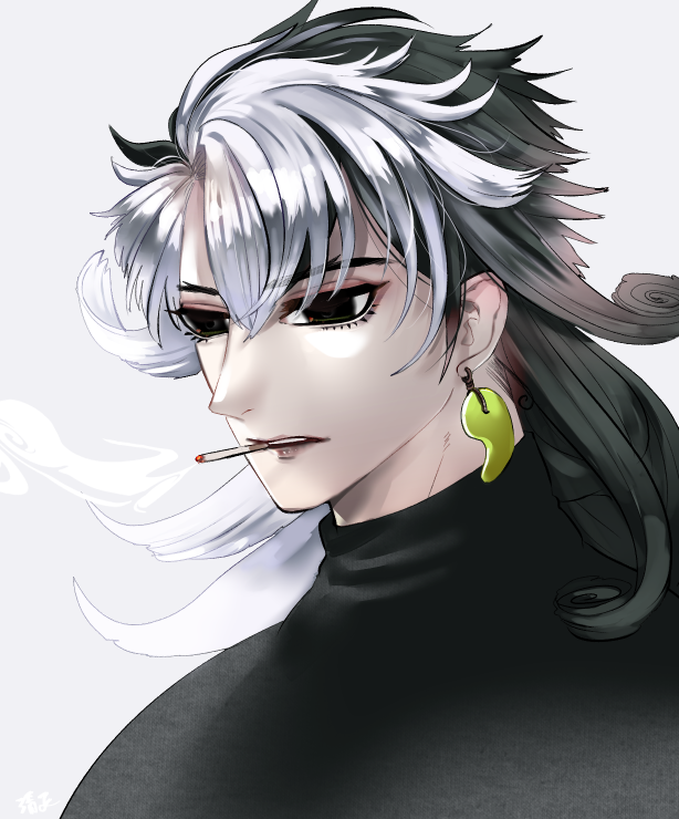 色塗り練習の煙草🈵🚬・👓差分・らくがきの🚬ぐだお 