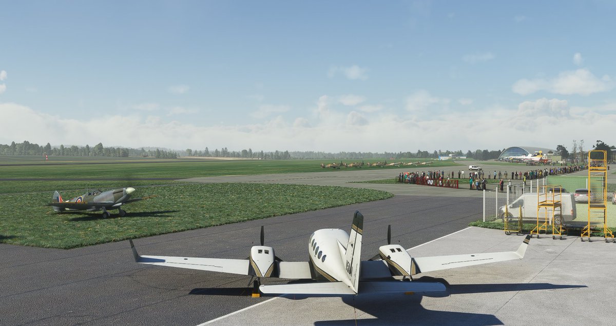 Dreamsofwings1's tweet photo. Taking the excellent @flysimware 414AW Chancellor for a first flight from Duxford up to Carlisle.

#cessna #cessna414 #cessna414chancellor #twinengine #duxford
#flightsimulator #generalaviation #microsoftflightsimulator #aviation #pilot #avgeeks https://t.co/QBl5bzFkVw
