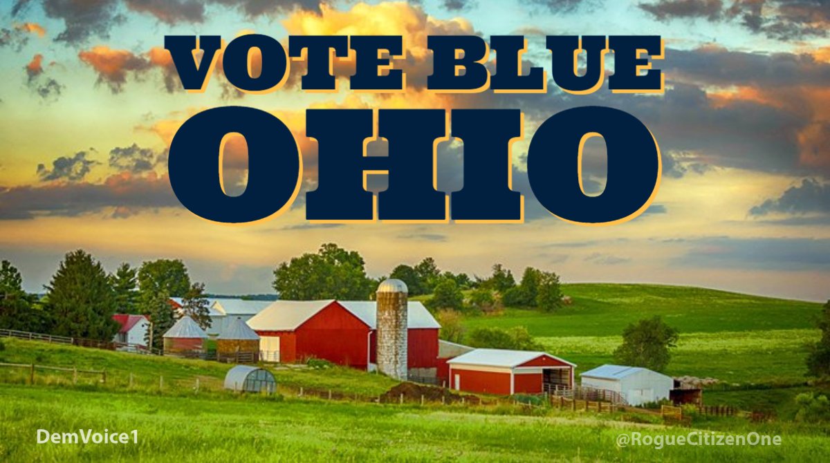 Tomorrow, May 3rd is the last day to vote in Ohio's primary.

Get out and vote today!

US House
#OH01 Greg Landsman
#OH03 Joyce Beatty
#OH04 Jeff Sites
#OH09 Rep Marcy Kaptur
#OH13 Emilia Sykes 

US Senate
Tim Ryan

Governor
Nan Whaley

#DemVoice1 #ResistanceUnited #wtpBLUE