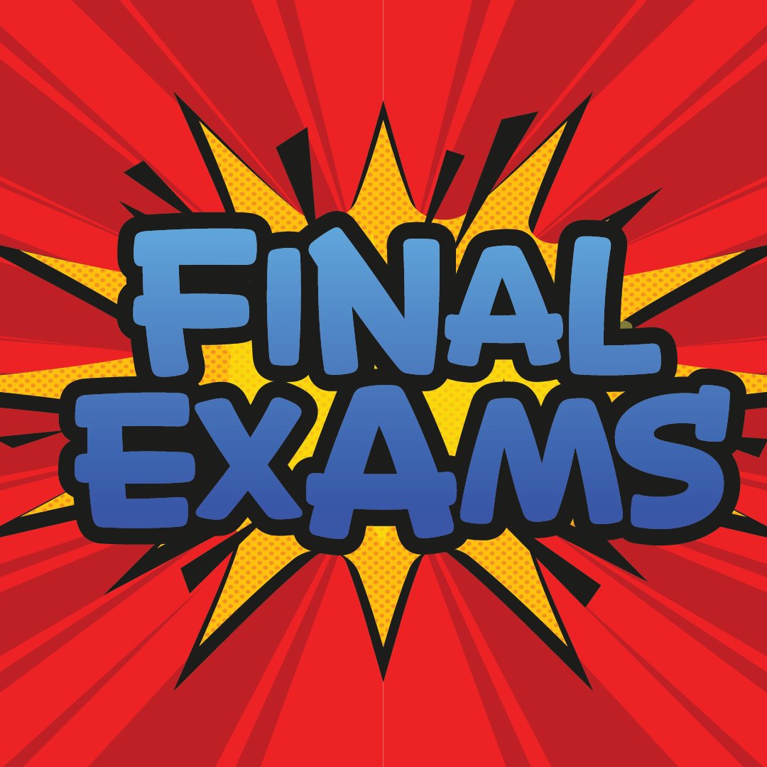 It's finals week!! Good luck, Golden Eagles, you're in the home stretch!