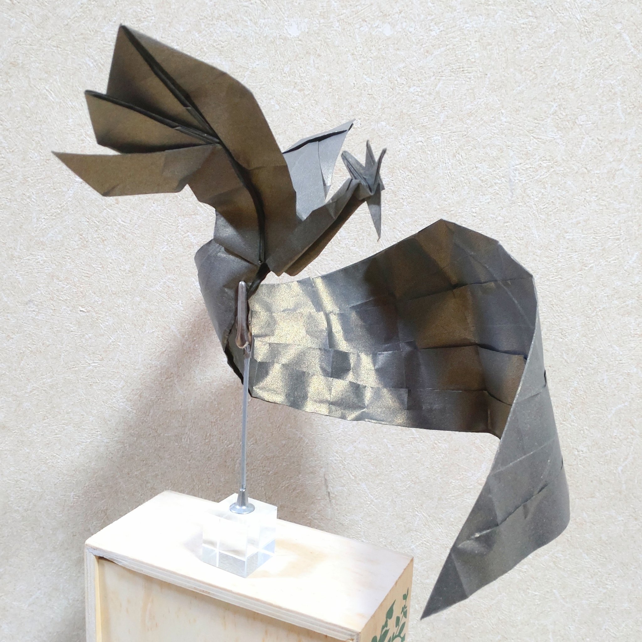 山口智之 折り紙へ続く道 作品名 閑麗 かんれい 折り方 不切正方形一枚 用 紙 カラペラピス45 45cm 創作 折手 私 拙作 舞 彩纏 の上位バージョン 閑麗とは 雅びやか 美しい という意味の言葉です T Co Dbzywt1hyl Twitter
