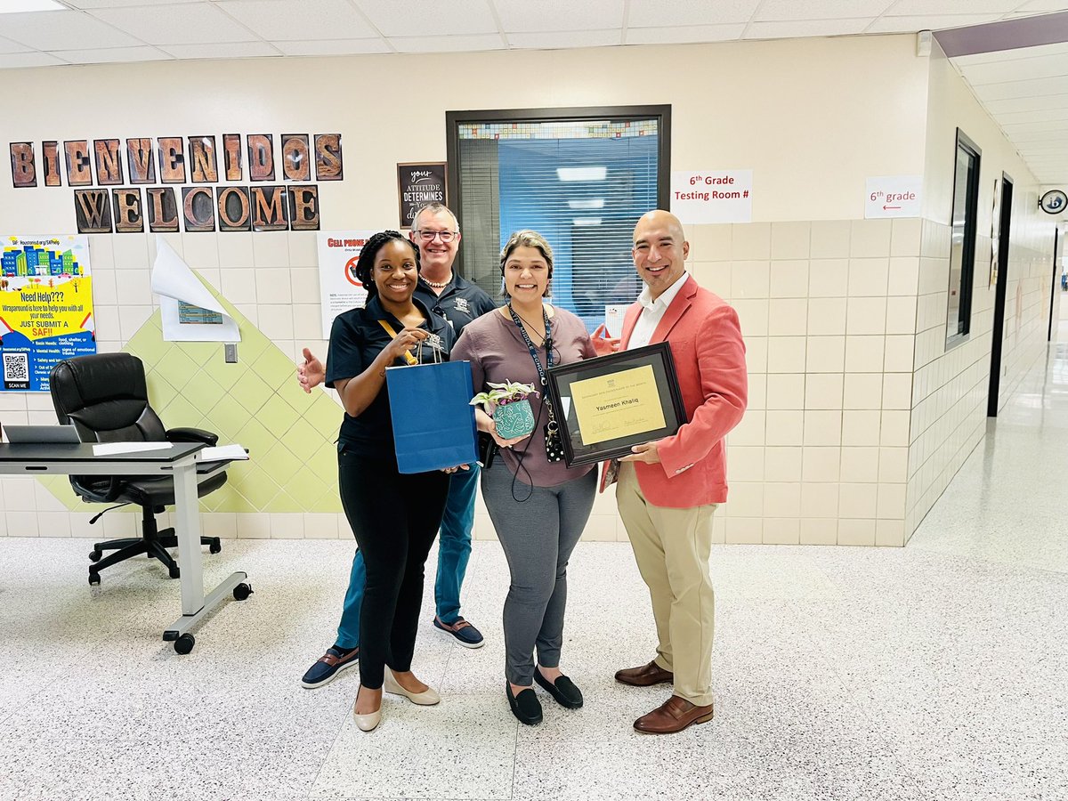 Ortiz Middle School (@hisd_ortizms) on Twitter photo Congrats to <a href="/YKhaliq_MEd/">Yasmeen Khaliq M.Ed</a> for being named Magnet Coordinator of the month! 🥳 #MakingItHappen @HISDMiddleSchls Congrats to <a href="/YKhaliq_MEd/">Yasmeen Khaliq M.Ed</a> for being named Magnet Coordinator of the month! 🥳 #MakingItHappen @HISDMiddleSchls