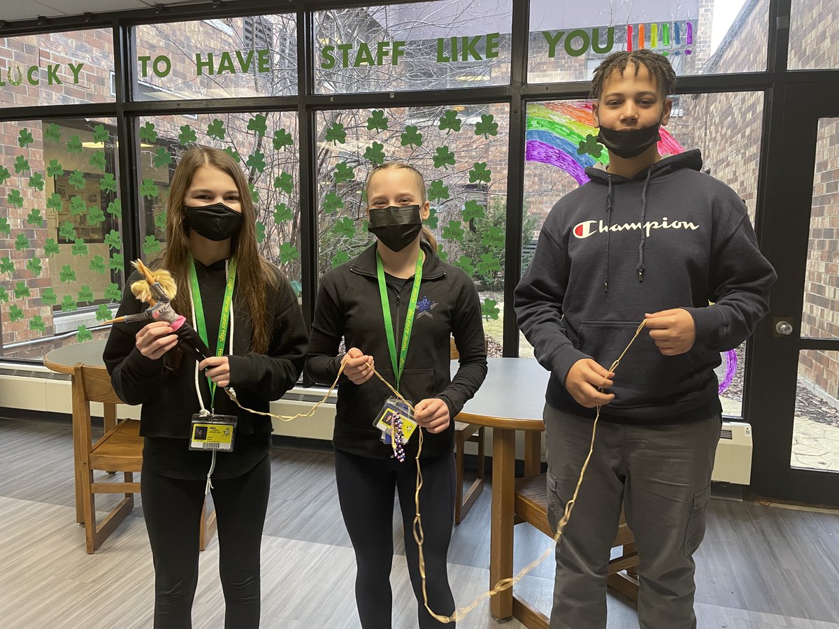 Homer33c's tweet photo. HJH students in Discovery class recently tested their bungee jumps! Students used knowledge of slope, scatter plots, lines of best fit & technology to determine the amount of rubber bands needed so their Barbie has a safe, yet thrilling jump. #NoPlaceLikeHomer #Every33CDayCounts https://t.co/OIF6Nudp7N