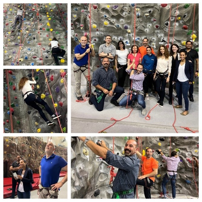 Last month, the <a href="/pfizer/">Pfizer Inc.</a> Oncology Leadership Team and I enjoyed “hanging out” at our offsite rock climbing at <a href="/ChelseaPiersNYC/">Chelsea Piers</a>. What a great activity that challenged us both mentally and physically as we strategized the quickest way to the top. #Leadership