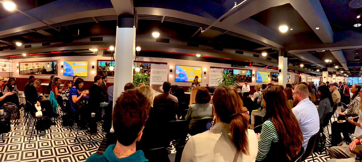 SmartCity_Tech's tweet photo. Is is starting! We are at the opening session of @circularweek! Organized by the @DKCleantechHub. Over 100 events happening in #NewYork. Let’s go for the week! #CircularMissionSCT https://t.co/zx8WP23tQr
