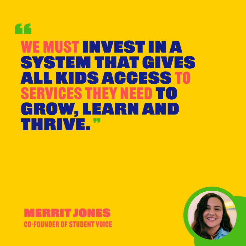 VitalStrat's tweet photo. Prioritizing children's mental health in schools will ensure they can grow, learn and thrive - @merritjones, co-founder of @stu_voice. 

#MentalHealthAwarenessMonth

What does public health mean to you? #ReimaginePublicHealth https://t.co/RPa8xZqZ7Y

-->>