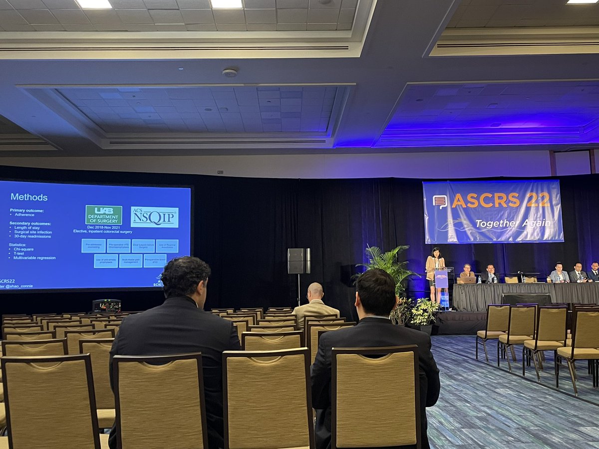 Mary Smithson (@marysmithsonmd) on Twitter photo Great talk showing increased health literacy is correlated with increased ERP adherence by <a href="/shao_connie/">Connie Shao | 邵爱华</a>! Making <a href="/UABSurgery/">UAB Surgery</a> proud!! #ASCRS22 Great talk showing increased health literacy is correlated with increased ERP adherence by <a href="/shao_connie/">Connie Shao | 邵爱华</a>! Making <a href="/UABSurgery/">UAB Surgery</a> proud!! #ASCRS22
