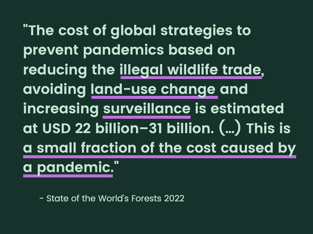 Preventing pandemics at the source is crucial, and it comes cheap states #SOFO2022.

But it requires cross-sector collaboration. Global leaders in health and environment must join forces and act now to reduce the risk of future pandemics.

Download --> bit.ly/3s6gXge