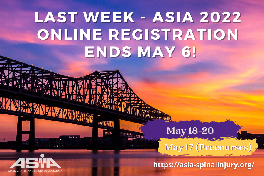 ASIA_spine's tweet photo. Last Week for Online Registration!  
ASIA 2022, May 17-20.  Details: 
https://t.co/tQhT0GfMUj https://t.co/170V2DbvX2