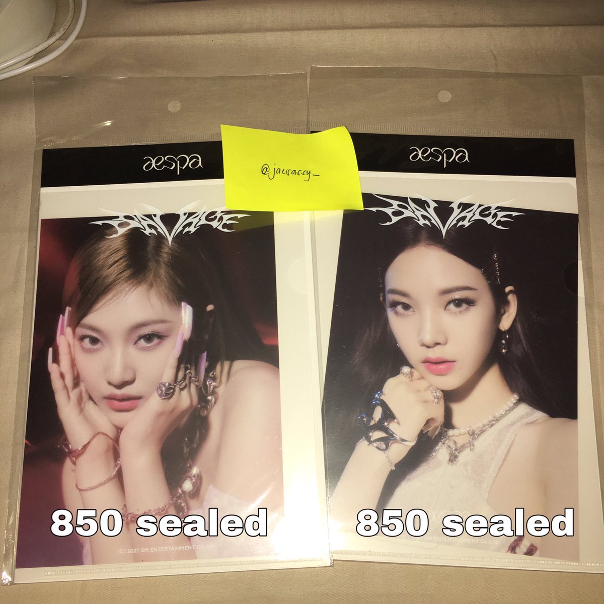 yejisassy's tweet photo. wts lfb ph 

Aespa photocards
- prices + 15 pf 
- all onhand
- dm for condi

mine + ss of the item 

mod: sco,ggx
mop: gcash
dop: PAYO (prio) or 3 days reservation https://t.co/Yh61raVwEl