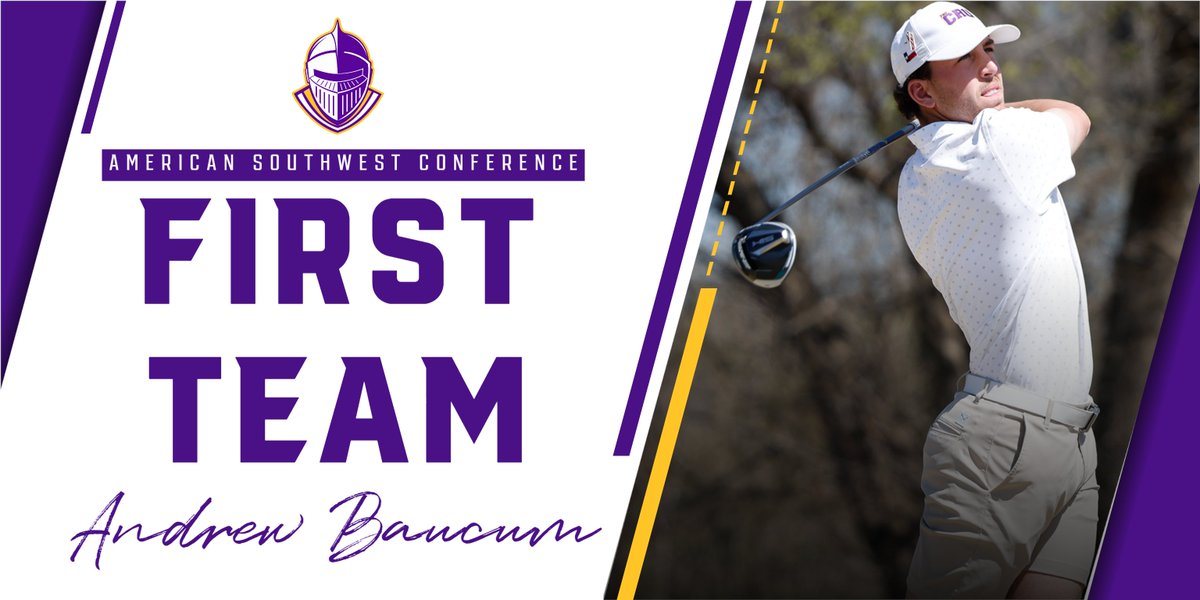 CRUMensGolf's tweet photo. CONGRATS, @AndrewBaucum 🏆

⭐ASC GOLFER OF THE YEAR
⭐ASC FRESHMAN OF THE YEAR
⭐FIRST TEAM ALL-ASC https://t.co/S1oRuGiuam