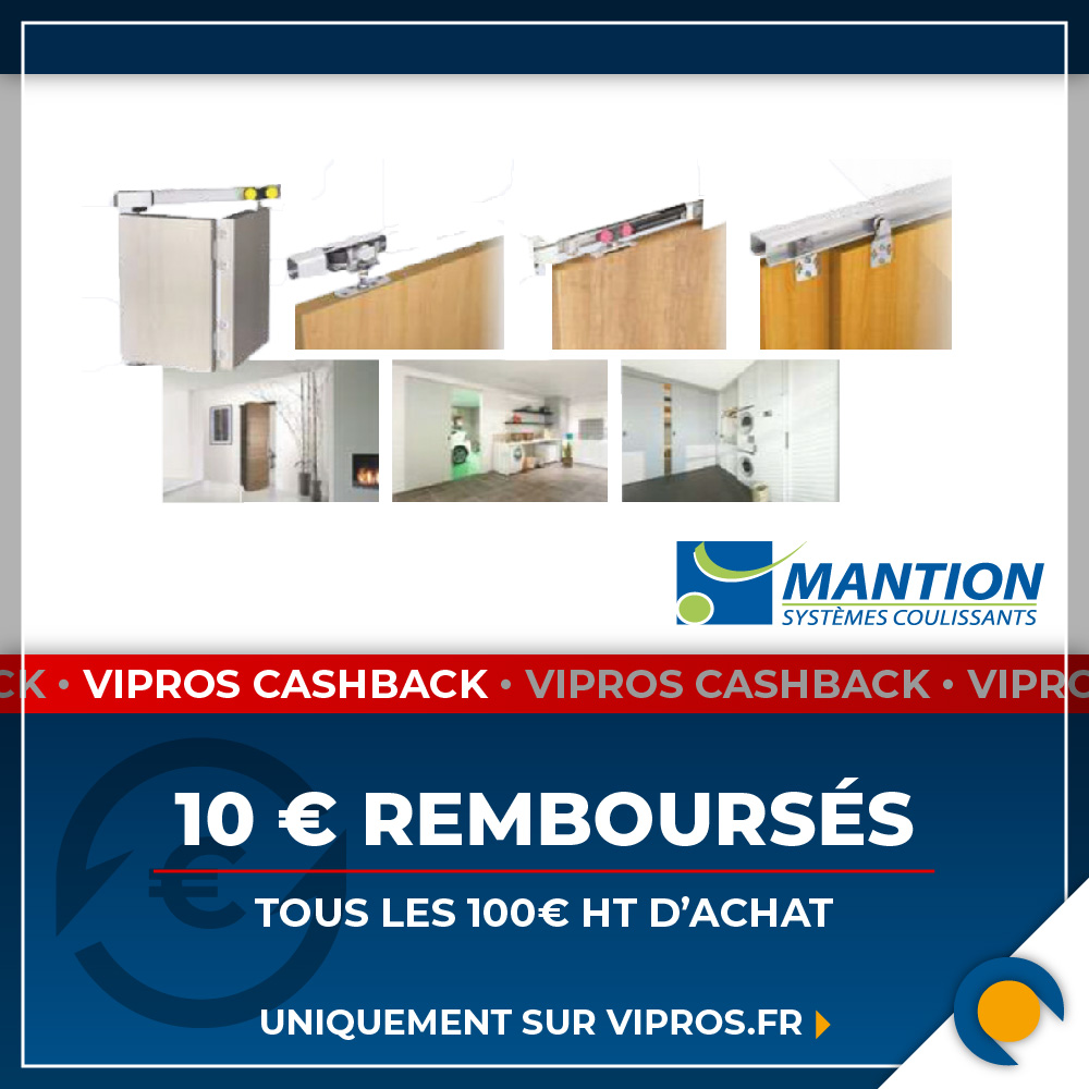 ViprosBati's tweet photo. 🔵 CASHBACK
En plus des VIPoints, @mantionSas vous rembourse 10 € tous les 100 € d'achat sur la gamme #SPORTUB ! 🤩
👉 https://t.co/2R7aNRnOFd https://t.co/gllMGS5etH