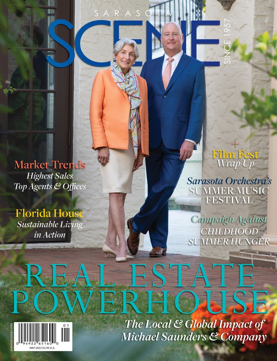 Market trends, sustainable living, and top agents take over the May Real Estate Issue.

Read the issue on our website. scenesarasota.com/magazine/