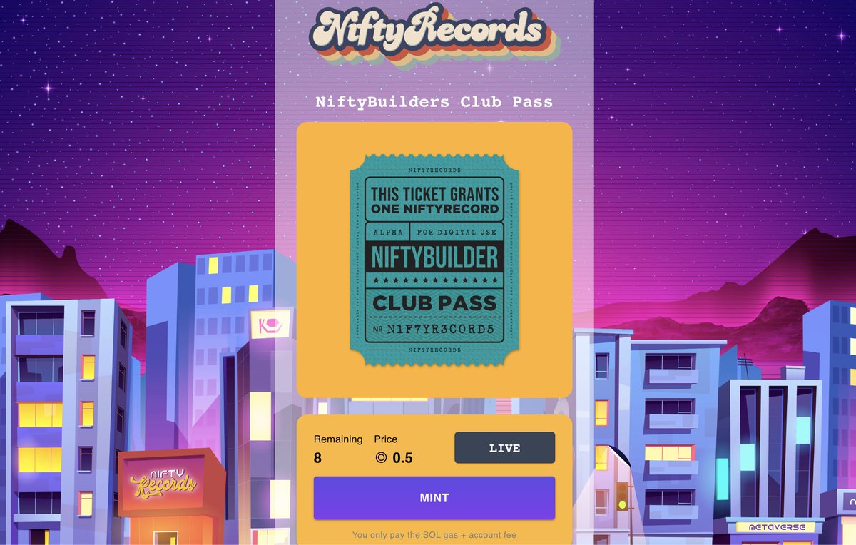 NiftyRecords 🔊 Vinyl Record Music NFTs tweet media