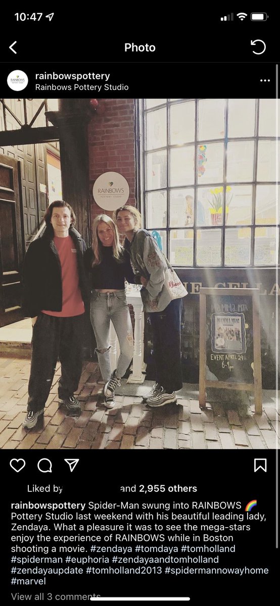 zendaya and tom keep going on cute dates in boston and i never run into them? and they’re wearing matching shoes?