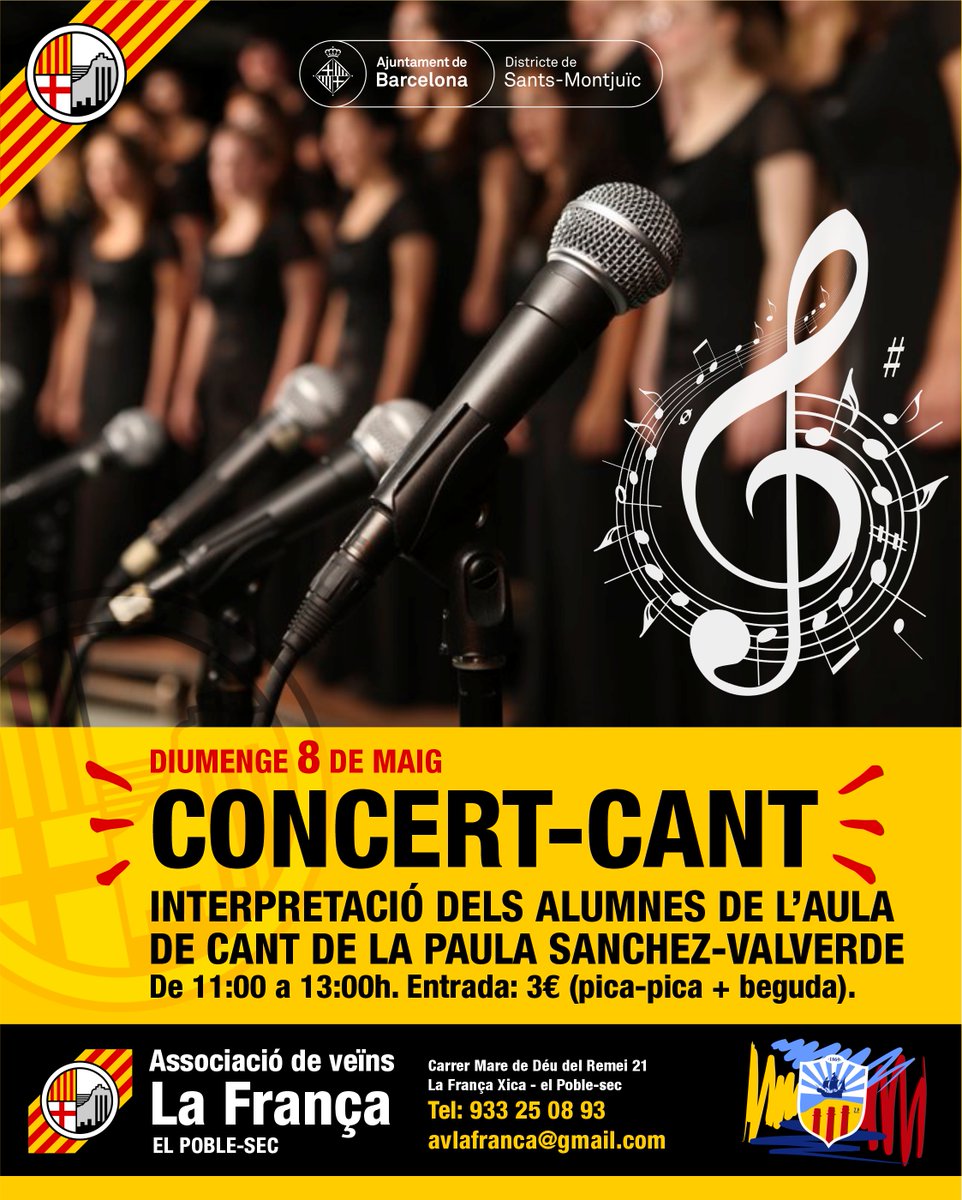 Atenció a les activitats del cap de setmana vinent a l'associació. No us ho perdeu!  💛✊➕ #avlafrança #poblesec