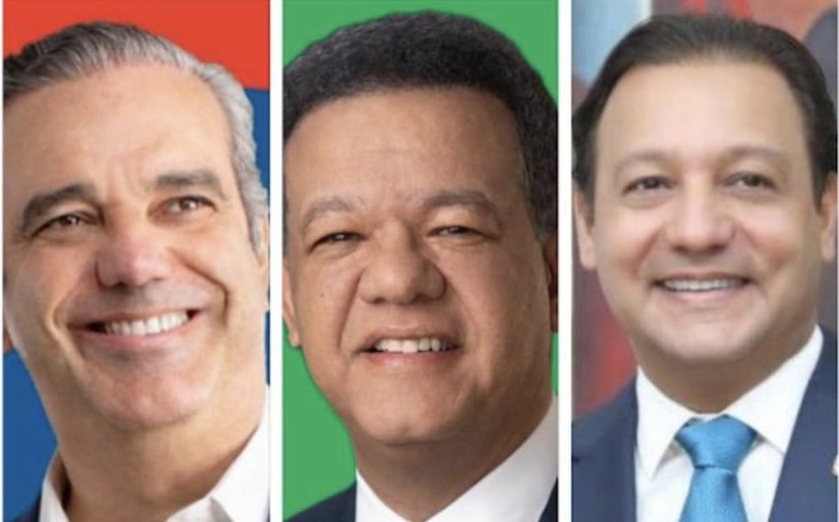 LeonardoJaquez's tweet photo. Si hoy fueran las elecciones presidenciales en la República Dominicana, por cual de estos tres candidatos votarías: 1. Luis Abinader / 2. Leonel Fernández / 3. Abel Martinez
#JaqueMate https://t.co/3O0dRec0pr
