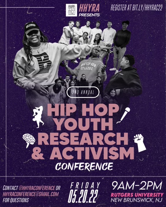 Register for The Hip Hop Youth Research &amp; Activism Conference on 5/20, bringing together youth from diverse communities for a day of workshops, dialogues &amp; interactions that revolve around the ideas of Hip Hop and social justice. 

go.rutgers.edu/bdu0ni1m

<a href="/RutgersGSE/">Rutgers Graduate School of Education</a> <a href="/RutgersNB/">Rutgers University–New Brunswick</a>