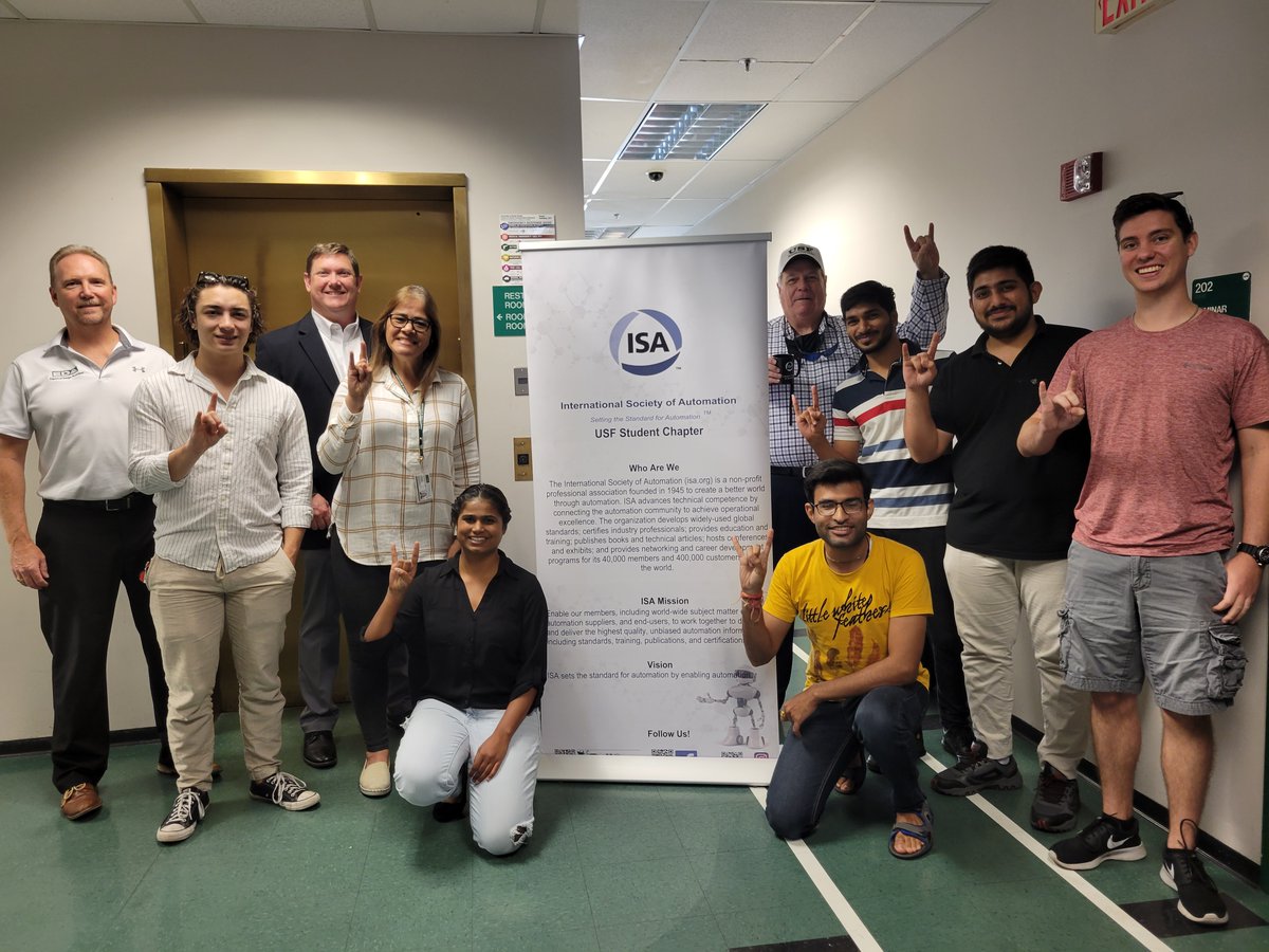 mckimcreed's tweet photo. Last month, Mike Stoup, PE spent time with students involved in the @ISA_Interchange (ISA) at @USouthFlorida to discuss the importance of obtaining a professional engineer (PE) license. #PeopleHelpingPeople #NextGenerationEngineers https://t.co/vbPWqDCXVf