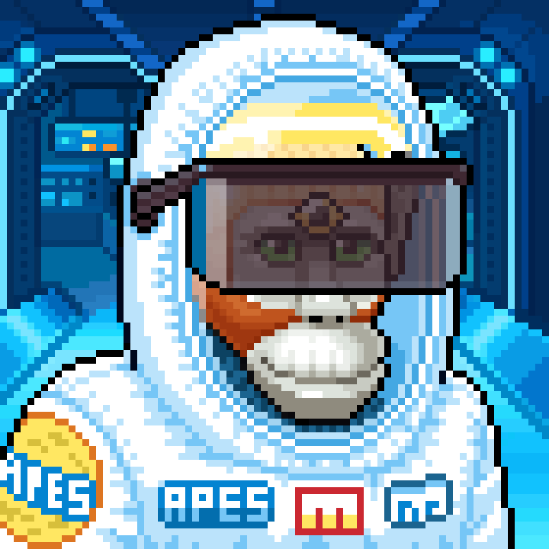 AndyCoins's tweet photo. Just look at this. This is what I call amazing/incredible pixel art. @MegapontNFT Ape holders are very lucky. $MEGA coin coming this month as well🦍 Hope everyone had a good weekend. https://t.co/axVkXK50AT