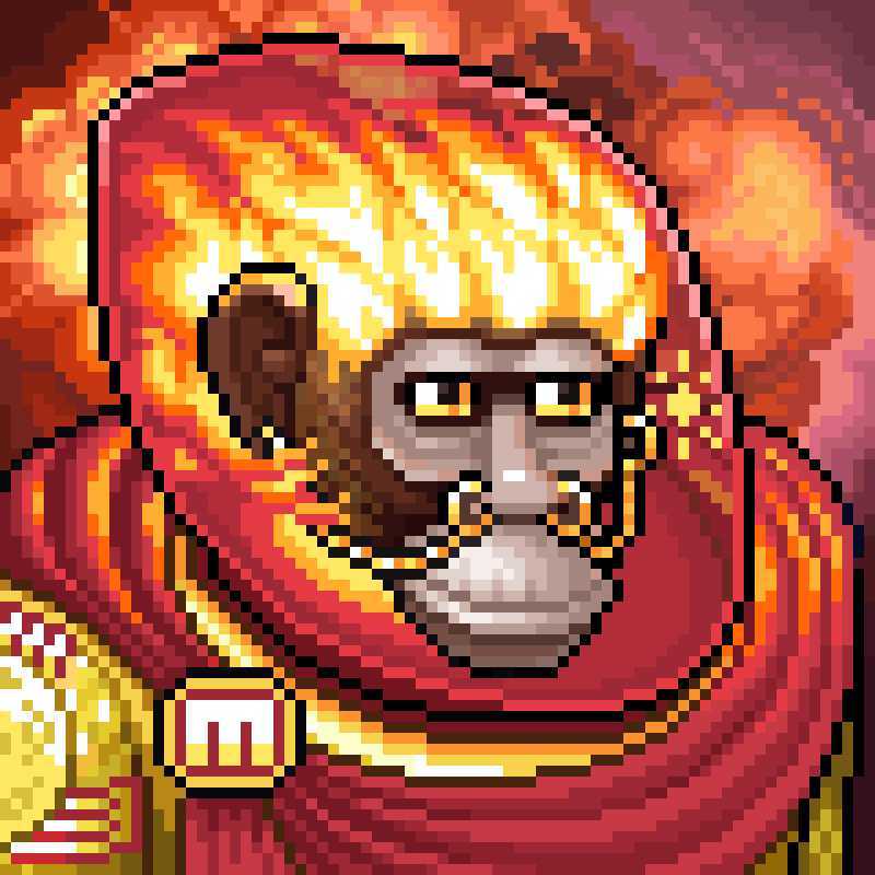 AndyCoins's tweet photo. Just look at this. This is what I call amazing/incredible pixel art. @MegapontNFT Ape holders are very lucky. $MEGA coin coming this month as well🦍 Hope everyone had a good weekend. https://t.co/axVkXK50AT