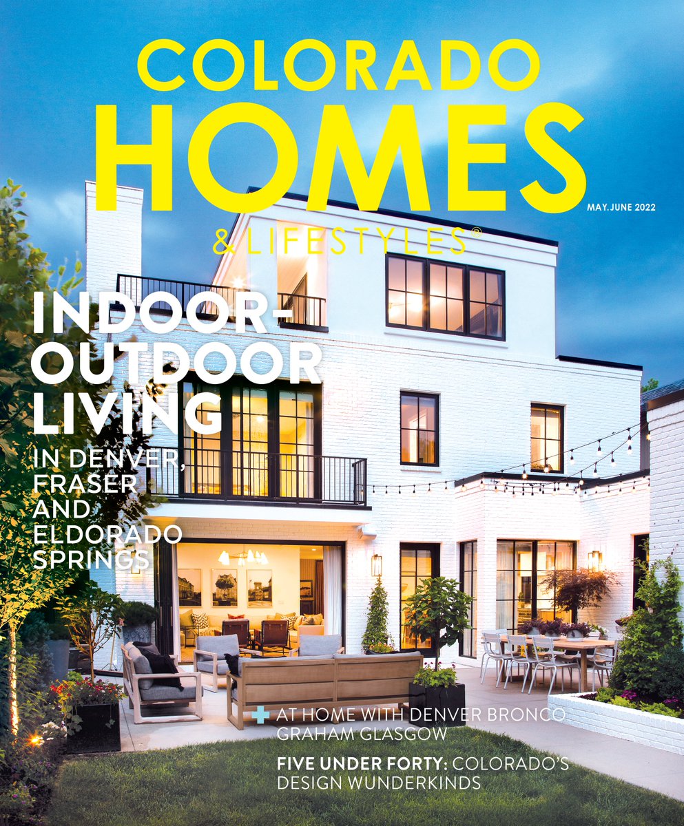 New issue alert! Check out the digital edition of our Indoor-Outdoor Living issue. Plus, take a peek inside Denver Bronco <a href="/gglasgow61/">Graham Glasgow</a>'s home!

digital.coloradohomesmag.com/2022/MayJune/