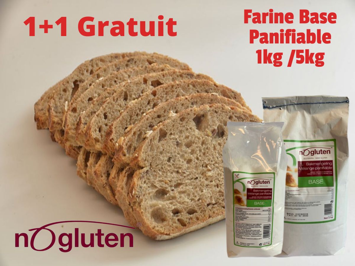 1+1 gratuit : Farine Nogluten ‼ - mailchi.mp/noglutenshop.c… #sansgluten #glutenfree #gluten #glutenfrei #glutenfreerecipes #nogluten #senzaglutine #glutenvrij #gluten_free #glutenfreefood #glutenfreediet #pain #bread #brood