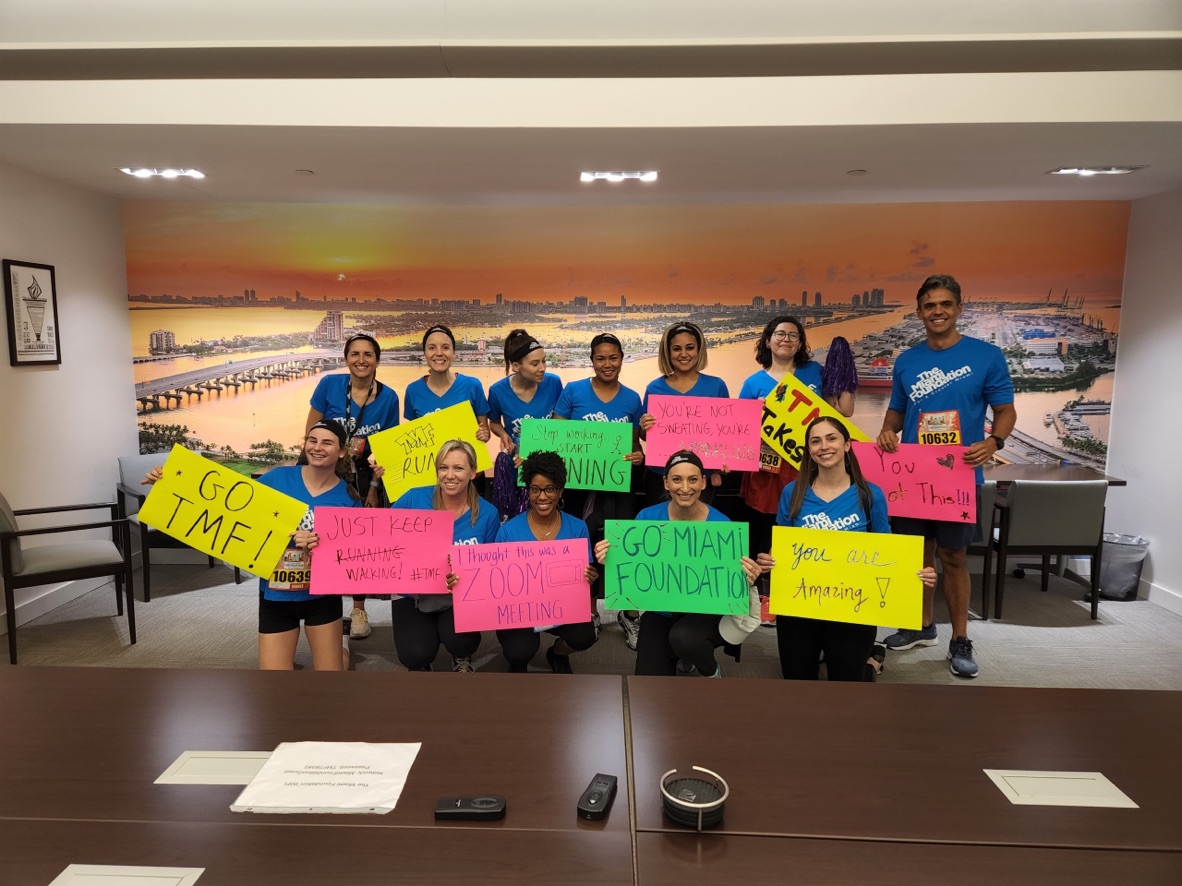 Our team had so much fun running the <a href="/corporaterun/">Corporate Run</a> last week! It was great being around so many partners in our impact, including a big thanks to our amazing tent-partner @KaufmanRossin United as a team, we crossed the finish line and showed that team TMF is #1!