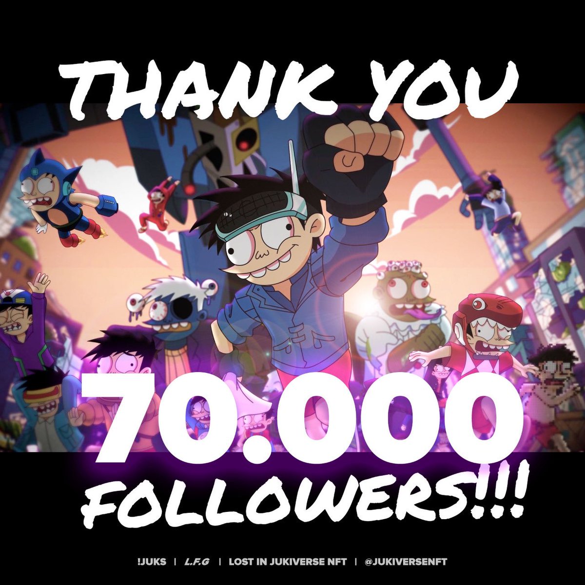 lucky number seven!!!!

…ty thousand. 🥲

thank you so much, you all.
!JUKS all the way. 

can we get this to 700 RT/Likes? 🤔
#Jukiverse