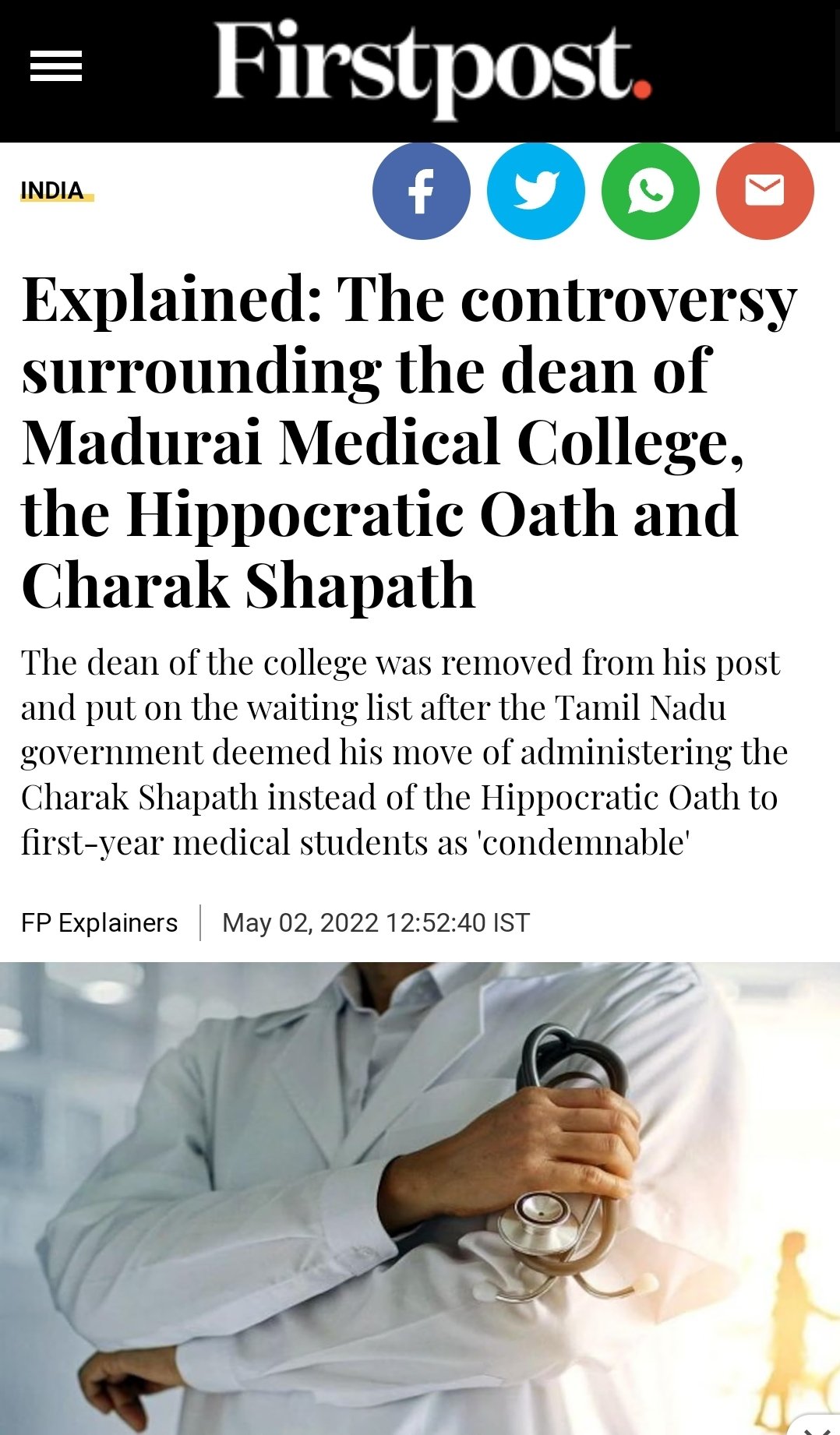 rajiaiyer-on-twitter-dean-of-madurai-medical-college-transferred-his