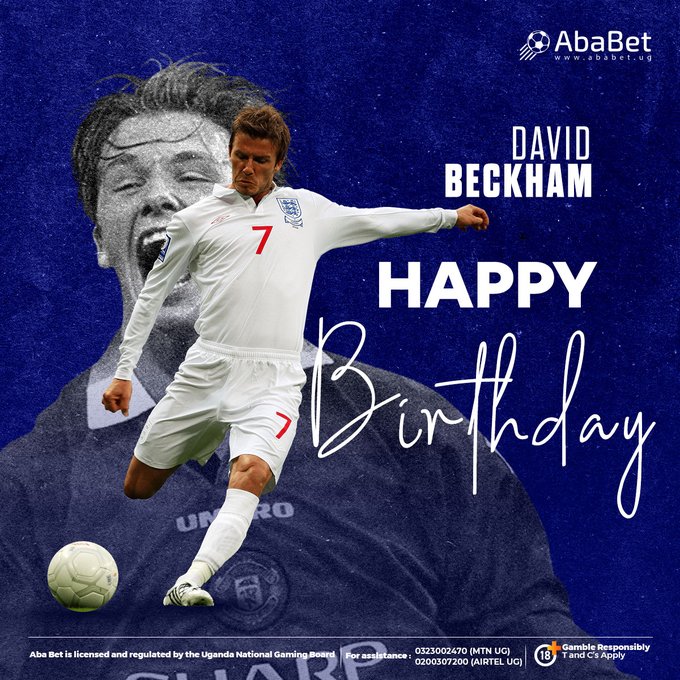 Happy Birthday, DAVID BECKHAM!

The Dead ball specialist turns 47 today!  . 