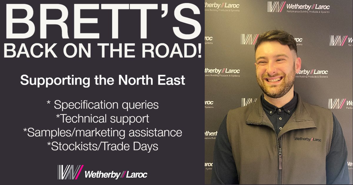 EcorendOfficial's tweet photo. Brett is back on the road and ready and raring for all your @EcorendOfficial and @Wethertex_UK queries! Any question, big or small, he’s your man!
Tel: 07702 166623
Email: Brett.Chalmers@WetherbyGroup.com
#Ecorend #TeamGreen #Wethertex #MeetTheTeam #WetherbyLaroc https://t.co/y0RuHofjas
