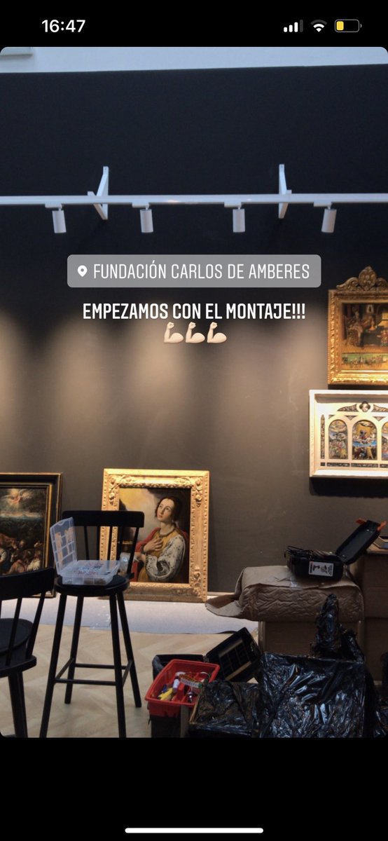 CSalondu's tweet photo. ¡¡¡Ya estamos preparando todo para inaugurar mañana el Salon du Connaiseur!!!

Te esperamos del 3 al 8 de Mayo en el Palacete Fundacion Carlos de Amberes, Calle Claudio Coello 99 https://t.co/vsnTd6uJeI