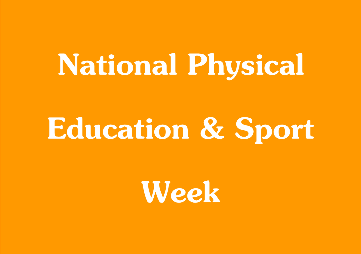 lake_roe's tweet photo. National PE & Sport Week is a celebration of the importance of physical education and health education, in addition to kicking off National Physical Fitness & Sports Month #Shape50million #MoveinMay https://t.co/TAtWoMITcG
