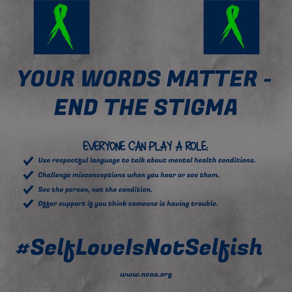 Better Me. Better We. Better DIII. 💛
-
May is Mental Health Awareness Month. Division 3 is having it’s third Mental Health Social Media Campaign from May 2-5. 💙
-
Prioritizing your mental health is not selfish. Speaking up shows courage and strength. #SelfLoveIsNotSelfish 💚