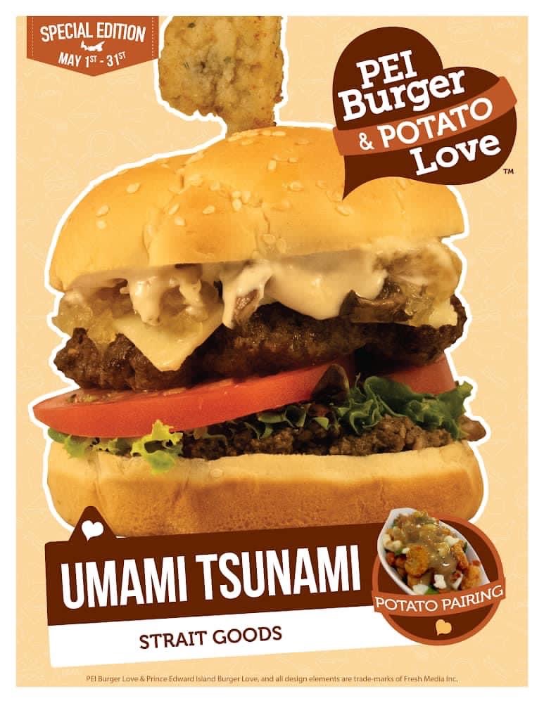 A Tsunami has hit the East. Be sure to check out the burger at Strait Goods in Fortune, PEI. 
.
.
.
#peiburgerlove #ruralpei #headeast