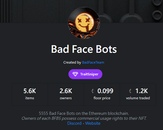 SkyBlue51880359's tweet image. Hello~ @opensea 
Just one question: When " @badfacebots Blue Verified?"
opensea.io/collection/bad…
