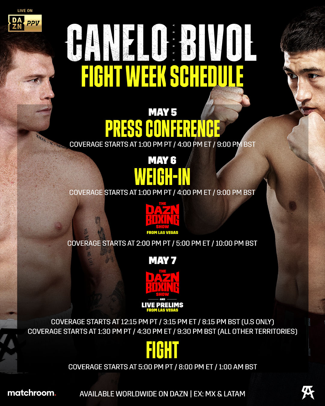 Dazn Boxing This Week Is For Legacy Watch Canelobivol Live On T Co Foiautuyqv Worldwide Excl Latin America Mexico Dazn Ppv In Us Canada T Co Pzc0shsqc5 Twitter Dazn Boxing This Week Is For Legacy Watch Canelobivol Live On T Co Foiautuyqv Worldwide Excl Latin America Mexico Dazn Ppv In Us Canada T Co Pzc0shsqc5 Twitter