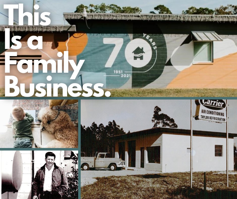 Taylor is always growing but our unparalleled service never changes.
.
#StAugustineFL #HVAC #Service #StAugustine #FamilyOwned #NortheastFL #TaylorRefrig #Local #Family #Florida