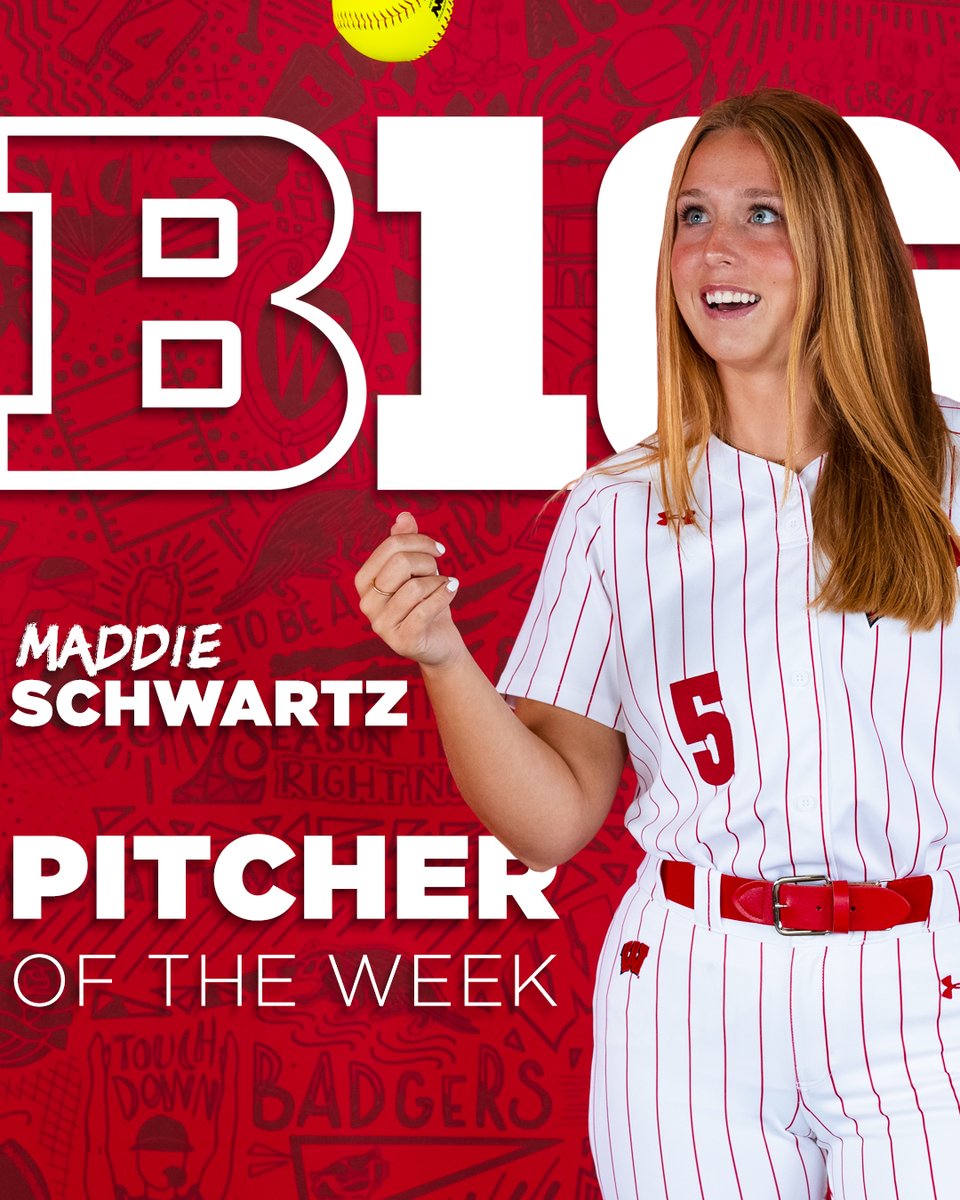 Twice as nice!

Congrats to <a href="/maschwartz14/">Maddie Schwartz</a> and <a href="/Ellie_Hubbs/">Ellie Hubbard</a> on earning <a href="/B1Gsoftball/">Big Ten Softball</a> honors today!

#Badgers || #OnWisconsin