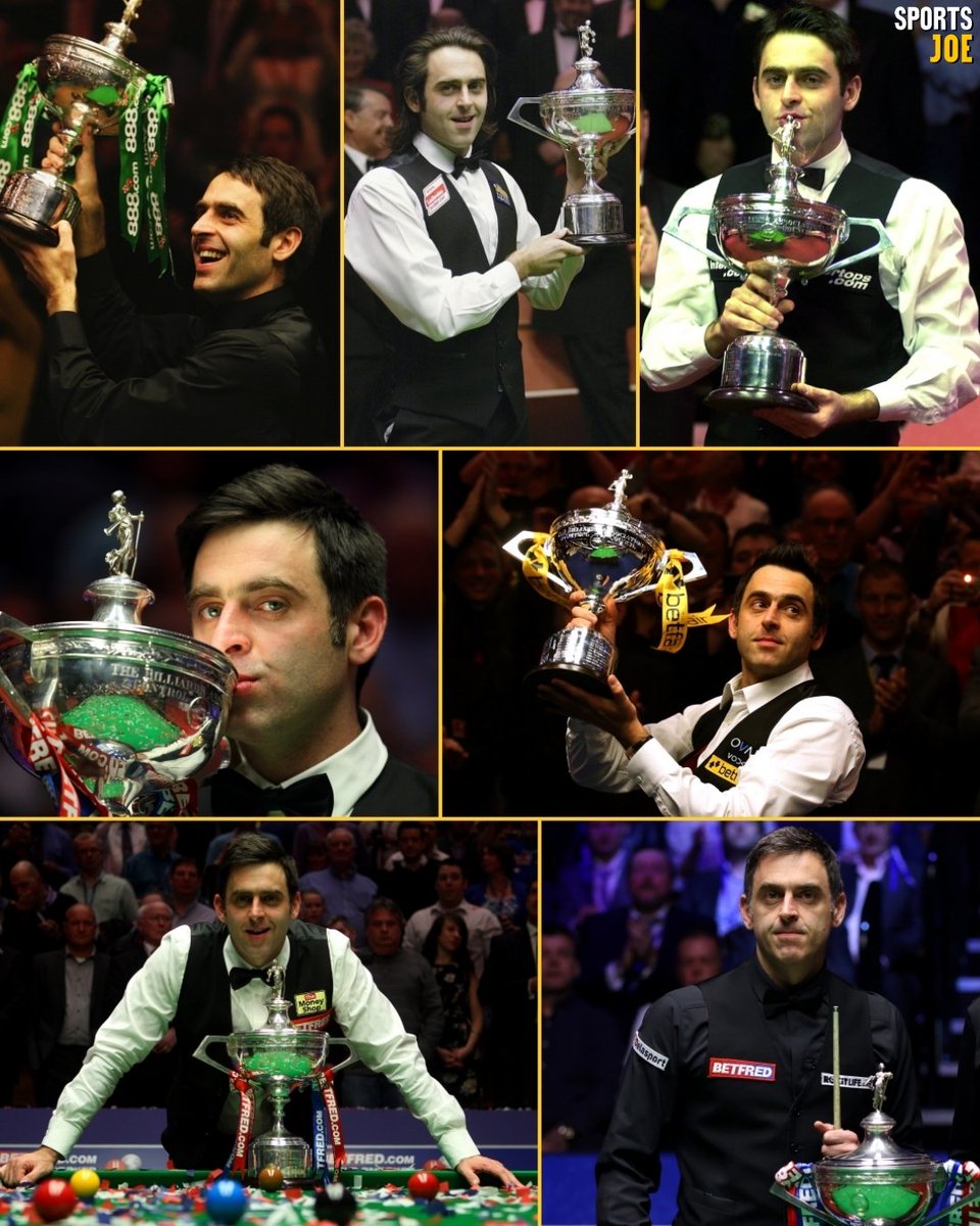 Congratulations Ronnie O'Sullivan making history yet again! Fully deserved, well played Judd Trump you'll definitely be winning this trophy again 🏆🏆🏆🏆🏆🏆🏆 @ronnieo147 @judd147t #worldchampionshipsnooker #Snooker #bbcsnooker