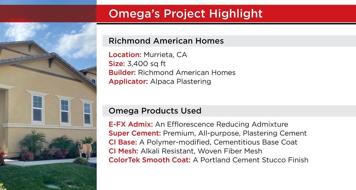 Help reduce efflorescence on your home with Omega’s E-FX.

#omegaproducts #abcs #efx #admixes #bonders #cleaners #sealers #buildingmaterials #efflorescence #americanmade